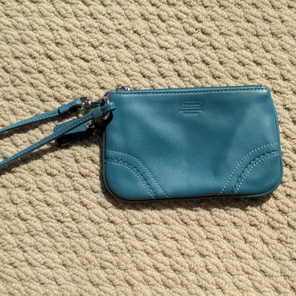Blue Coach Clutch
